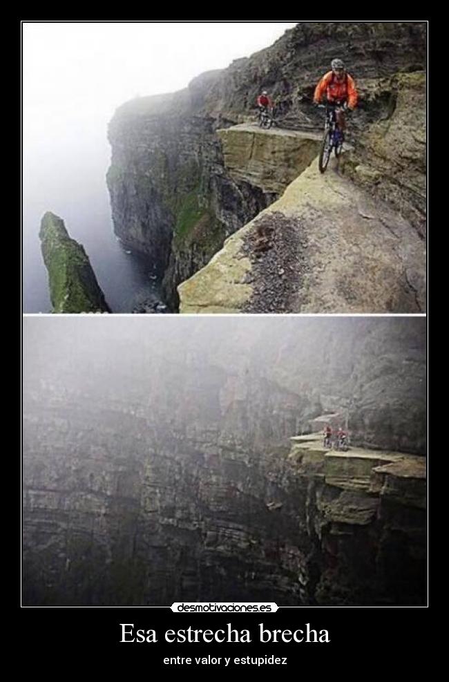 Esa estrecha brecha -