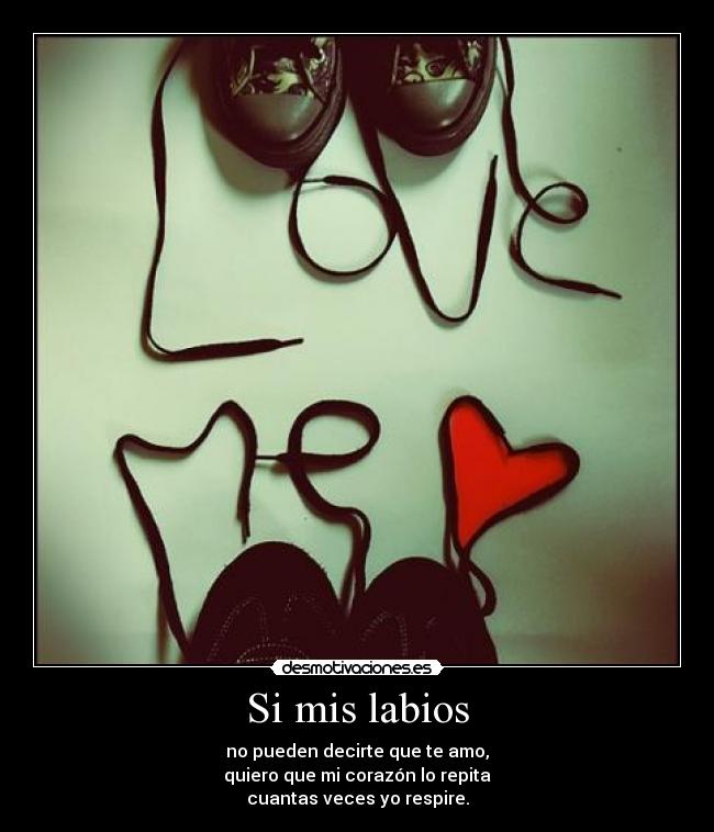 Si mis labios -