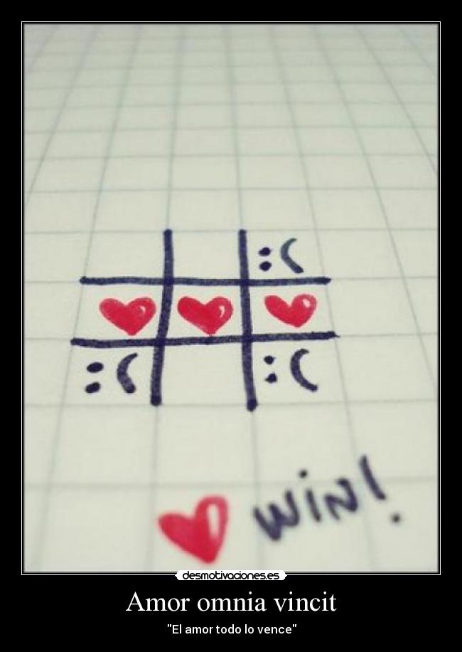Amor omnia vincit - 