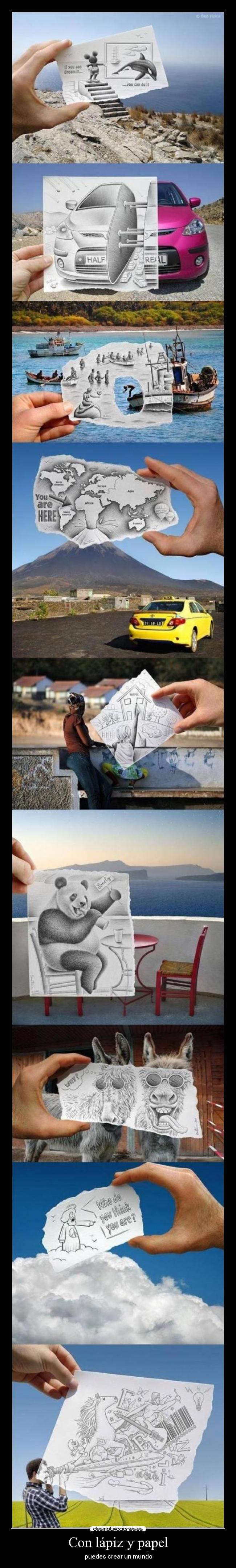 carteles bonito mundo supiste levantar solo con lapiz poco color desmotivaciones