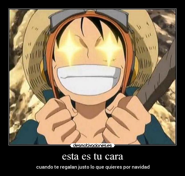 esta es tu cara - cuando te regalan justo lo que quieres por navidad