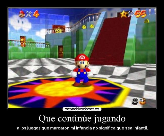 Que continúe jugando -