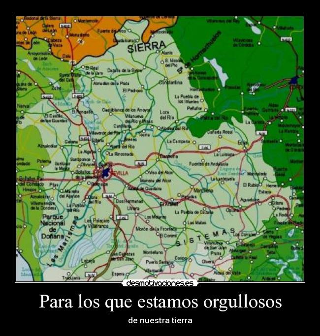 carteles sevilla sus pueblos desmotivaciones