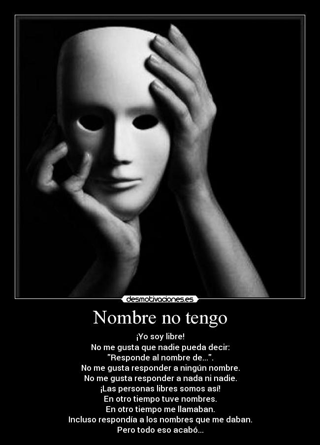 carteles nombre tengo desmotivaciones