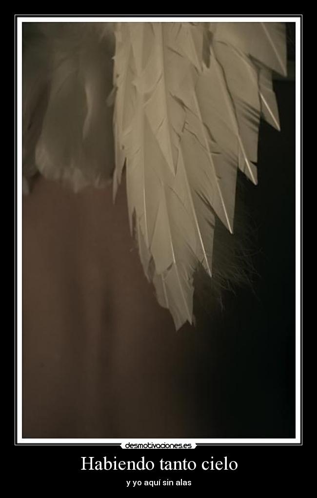 Habiendo tanto cielo -