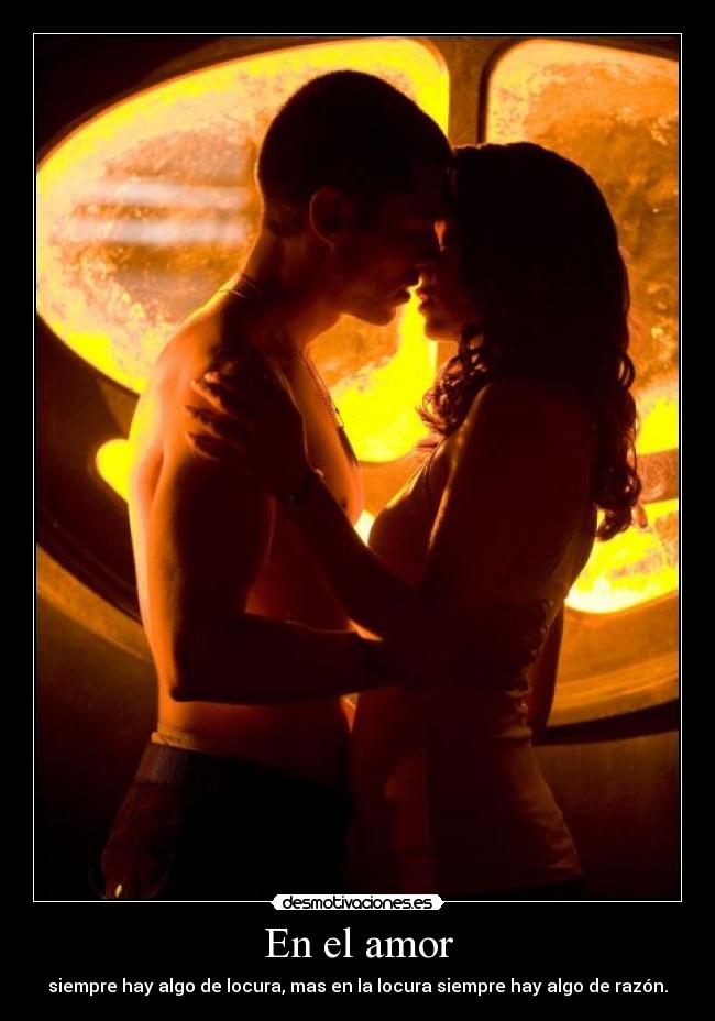 En el amor -