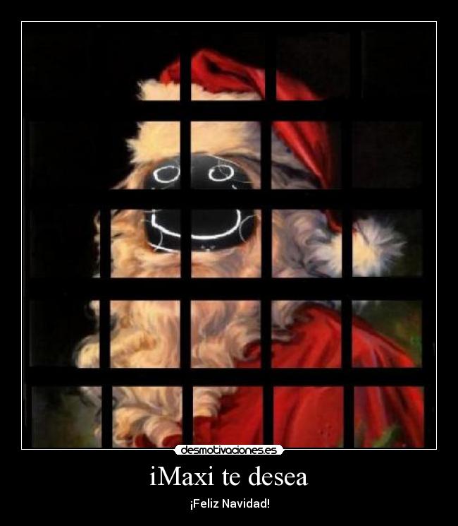 iMaxi te desea - ¡Feliz Navidad!