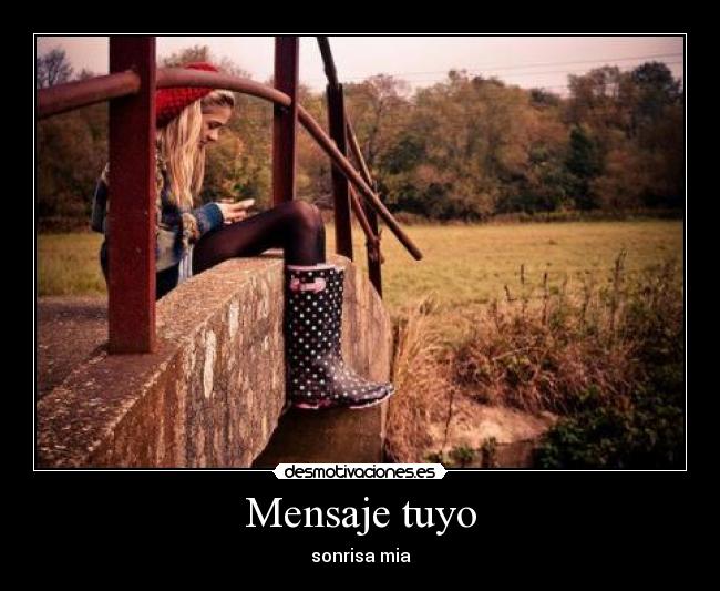 Mensaje tuyo -