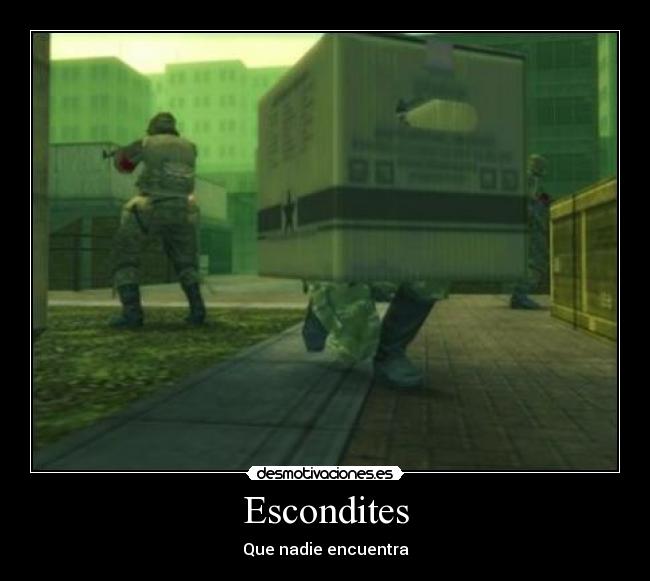 carteles metal gear caja desmotivaciones