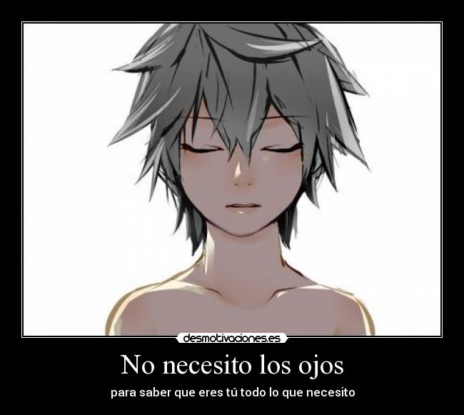 No necesito los ojos - 