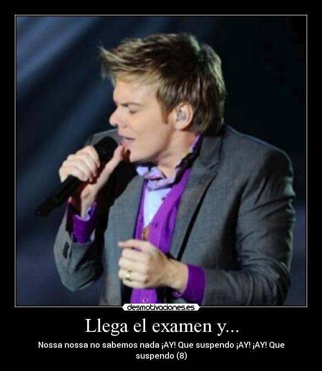 Llega el examen y... - 