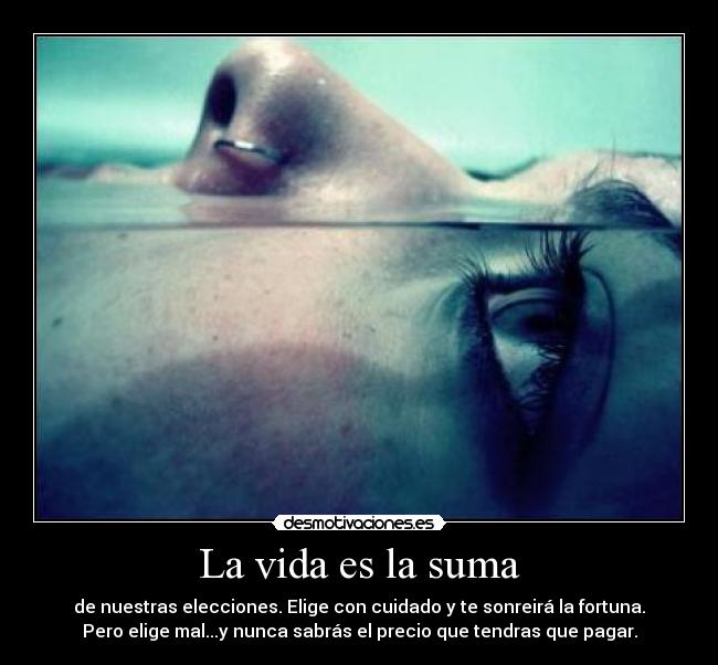 La vida es la suma - 