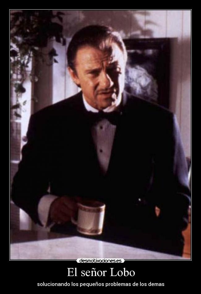 El señor Lobo - solucionando los pequeños problemas de los demas