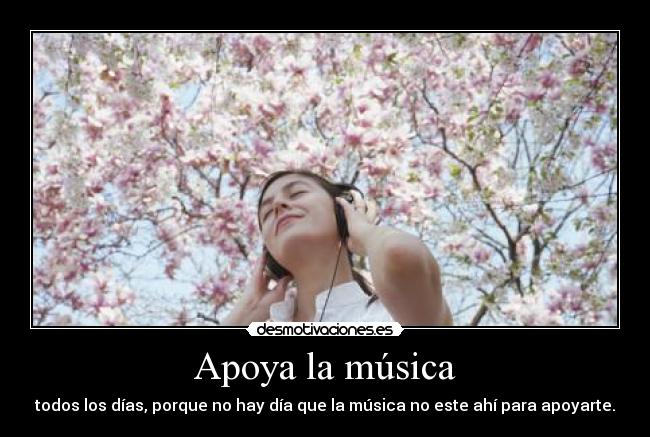Apoya la música -