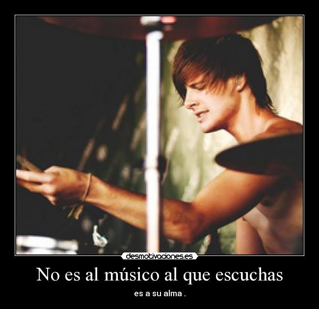 No es al músico al que escuchas - 