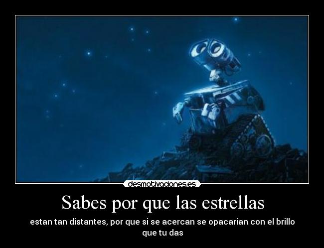 Sabes por que las estrellas -