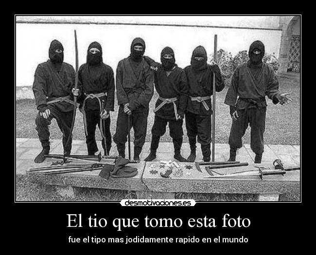 El tio que tomo esta foto -