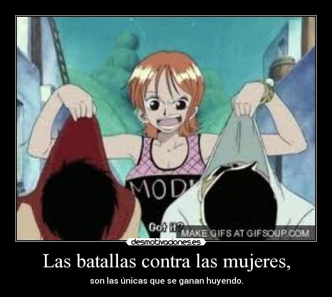 Las batallas contra las mujeres, - 
