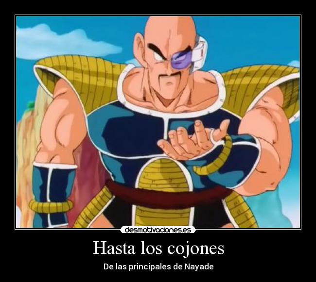 Hasta los cojones -