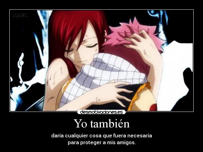 carteles erza natsu fairy tail desmotivaciones