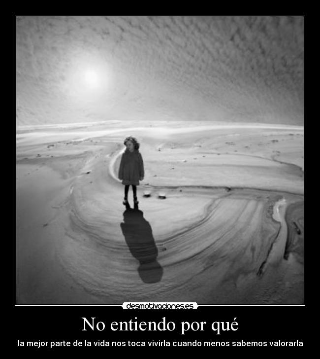 No entiendo por qué - 