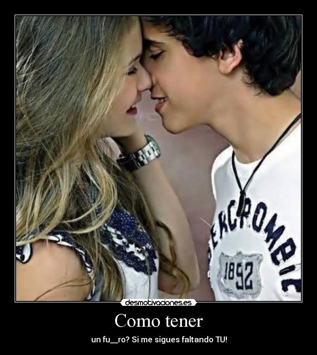 Como tener - un fu__ro? Si me sigues faltando TU!
