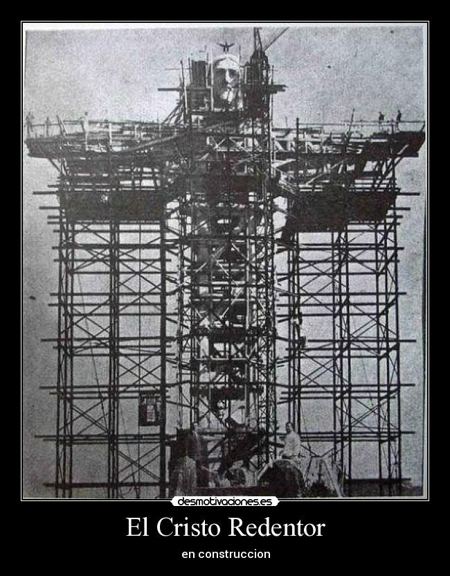 El Cristo Redentor - en construccion