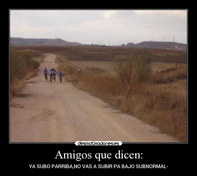 Amigos que dicen: -