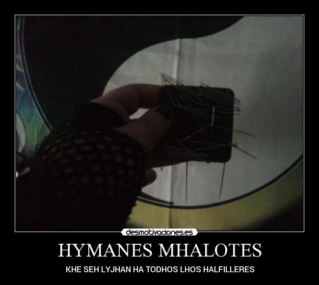 HYMANES MHALOTES - KHE SEH LYJHAN HA TODHOS LHOS HALFILLERES