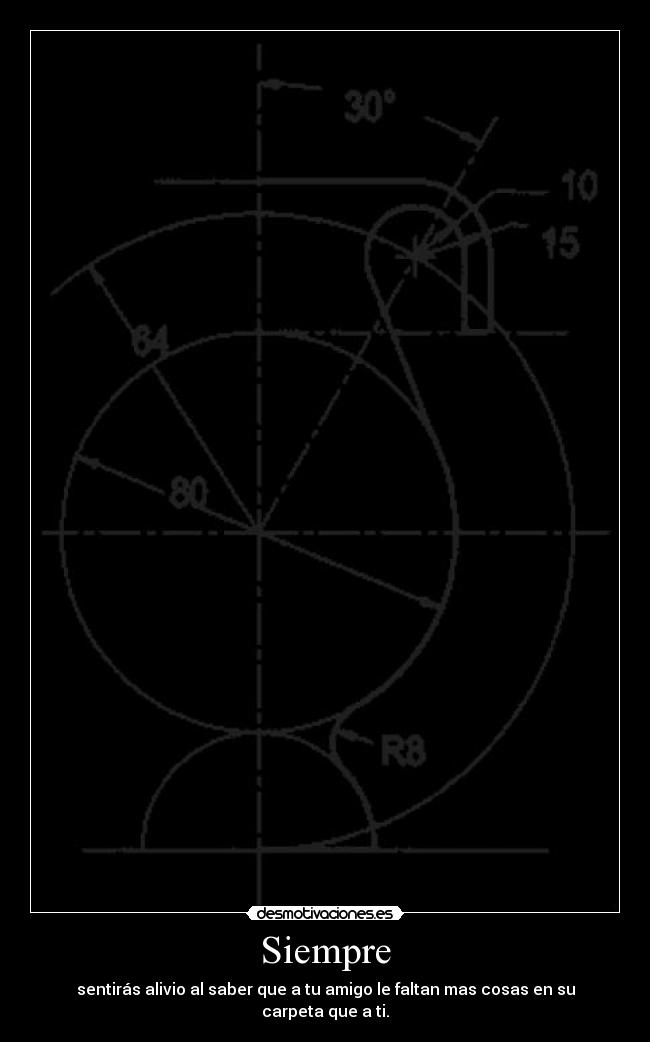 Siempre - sentirás alivio al saber que a tu amigo le faltan mas cosas en su carpeta que a ti.