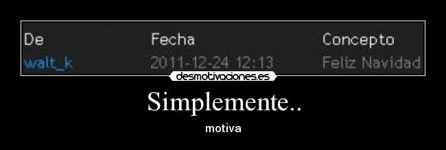 Simplemente.. - motiva