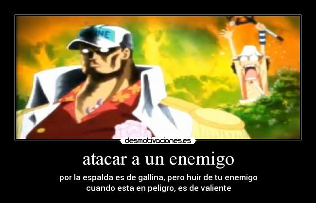 atacar a un enemigo - 