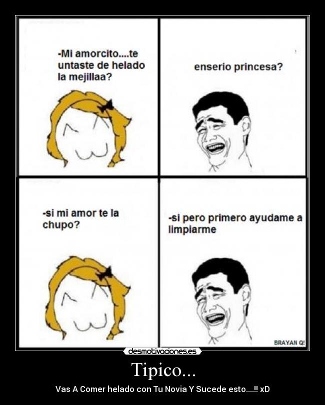 Tipico... - Vas A Comer helado con Tu Novia Y Sucede esto....!! xD