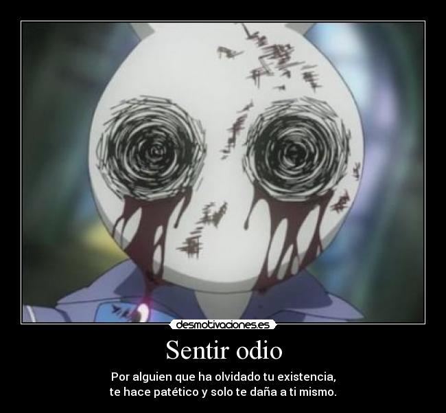 carteles odio theab3 says por eso suda todo anime manga pandora hearts desmotivaciones