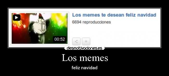 Los memes - feliz navidad