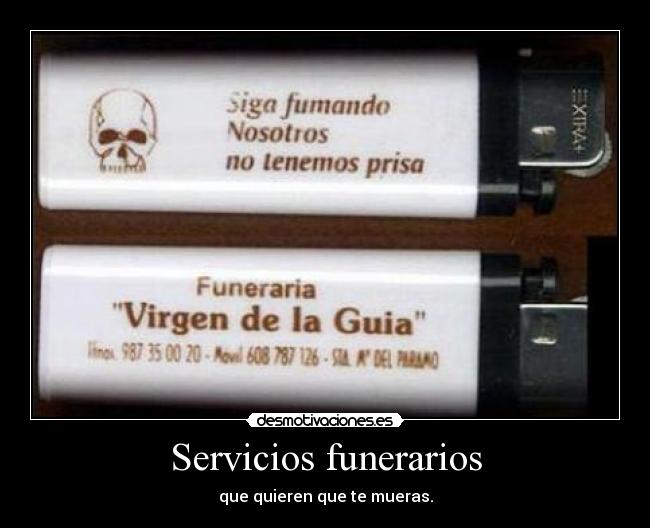 Servicios funerarios - 