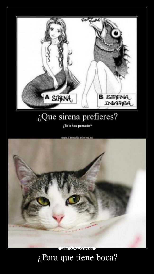 ¿Para que tiene boca? - 