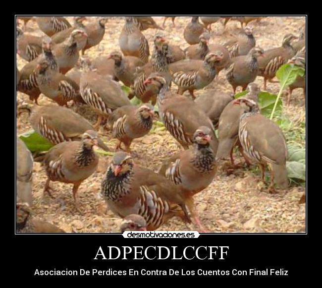 carteles perdicesindignadas desmotivaciones