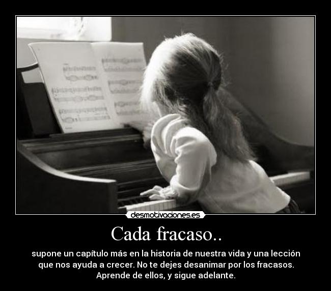 Cada fracaso.. - 