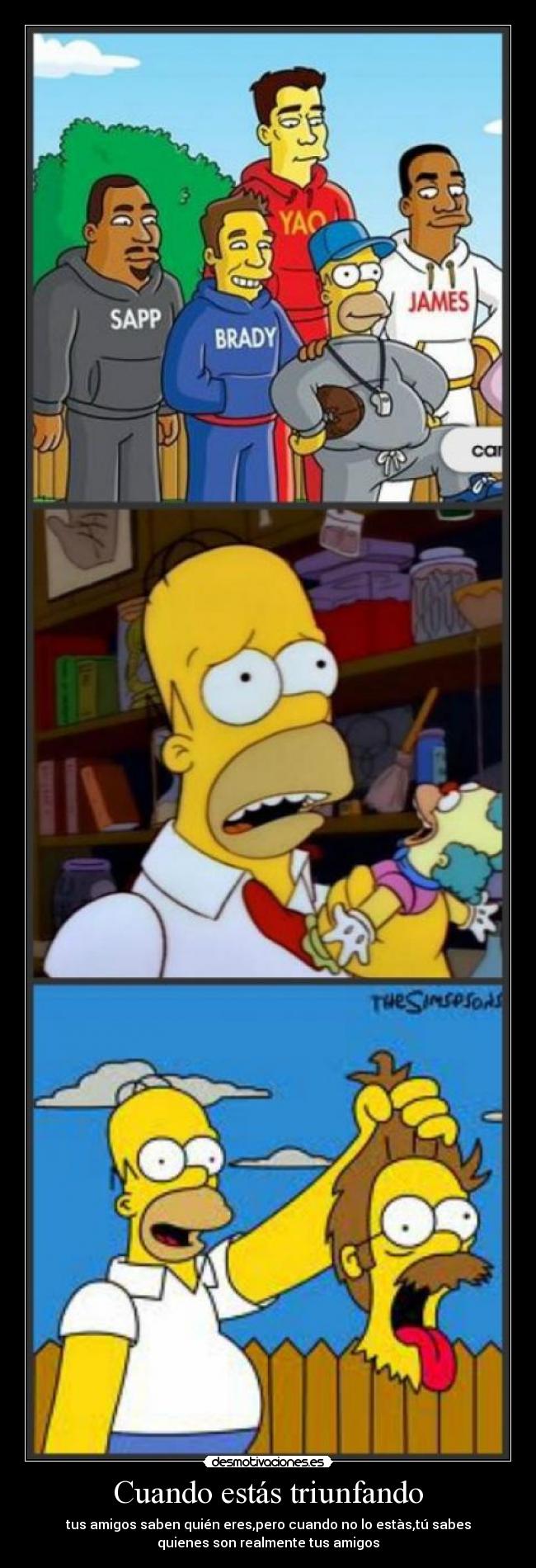 Cuando estás triunfando -