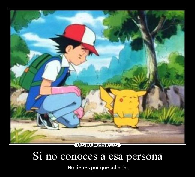 Si no conoces a esa persona - 