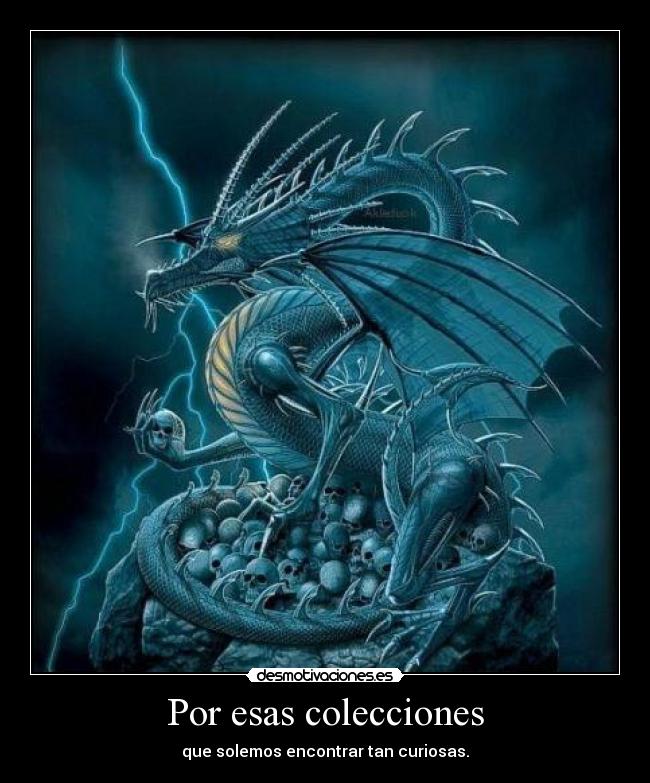 Por esas colecciones -
