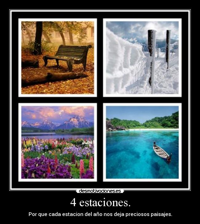 4 estaciones. - 
