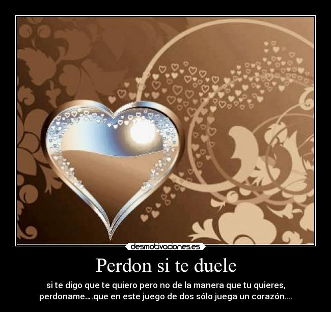 Perdon si te duele -