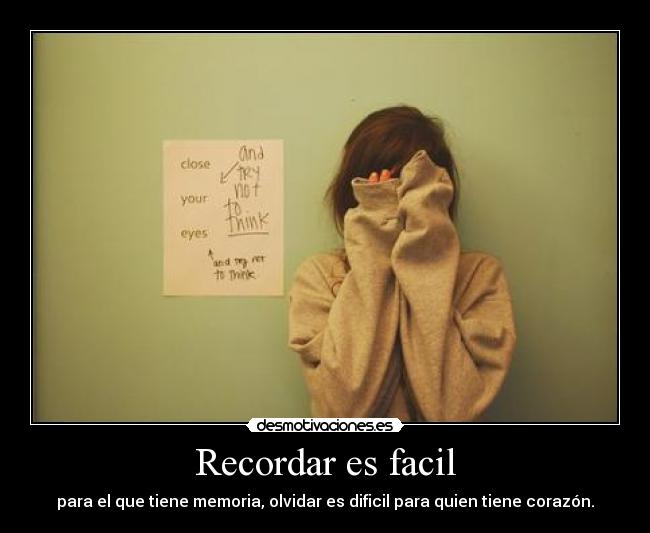 Recordar es facil - 
