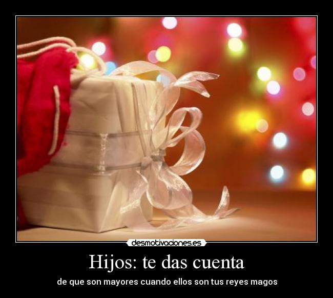 Hijos: te das cuenta - 