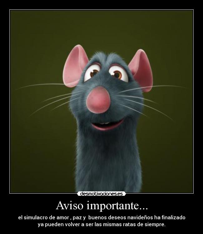 Aviso importante... - 