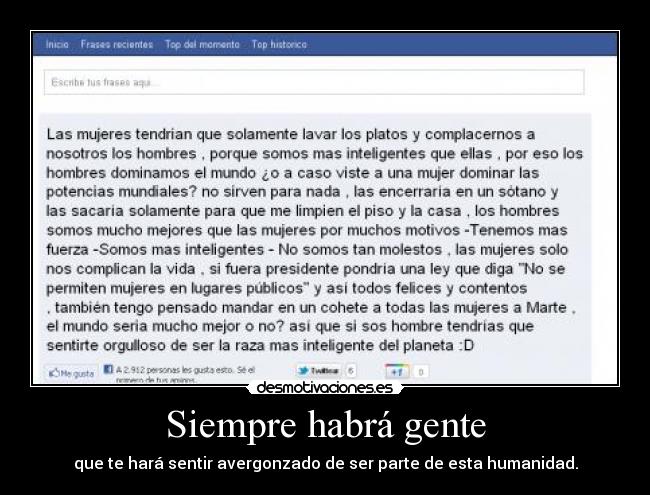 Siempre habrá gente -