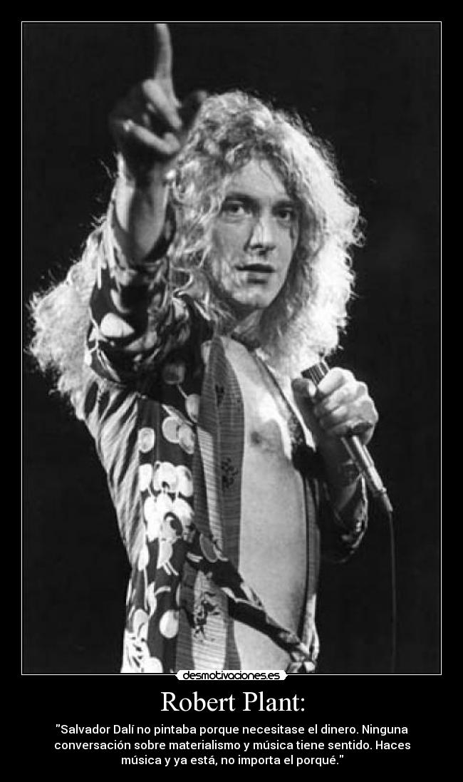 carteles robert plant led zeppelin desmotivaciones