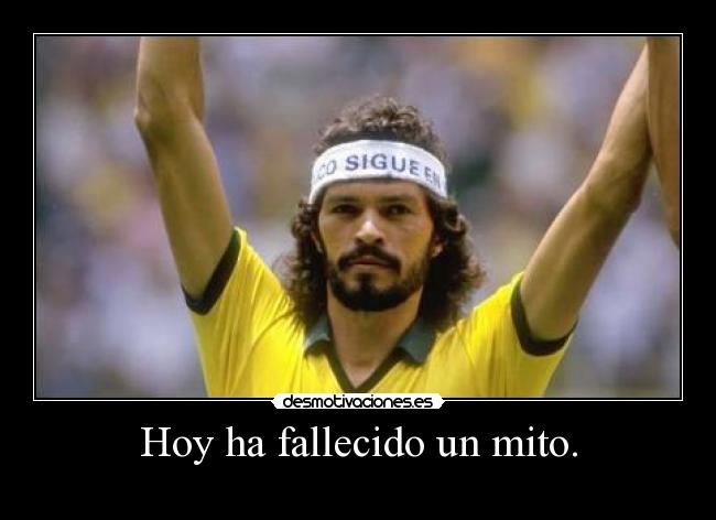 Hoy ha fallecido un mito. -